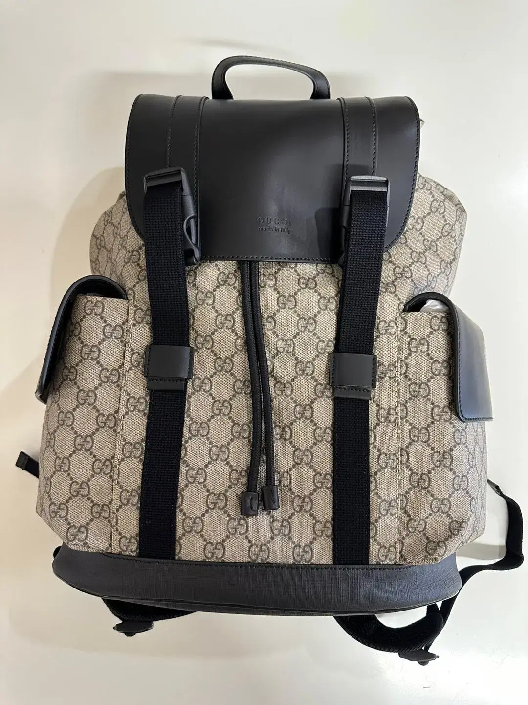 구찌 Gucci soft backpack monogram GG/Black